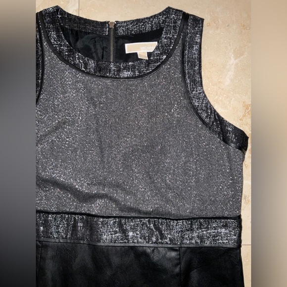 MICHAEL KORS ● Leather A-Line Dress - Picture 2 of 3